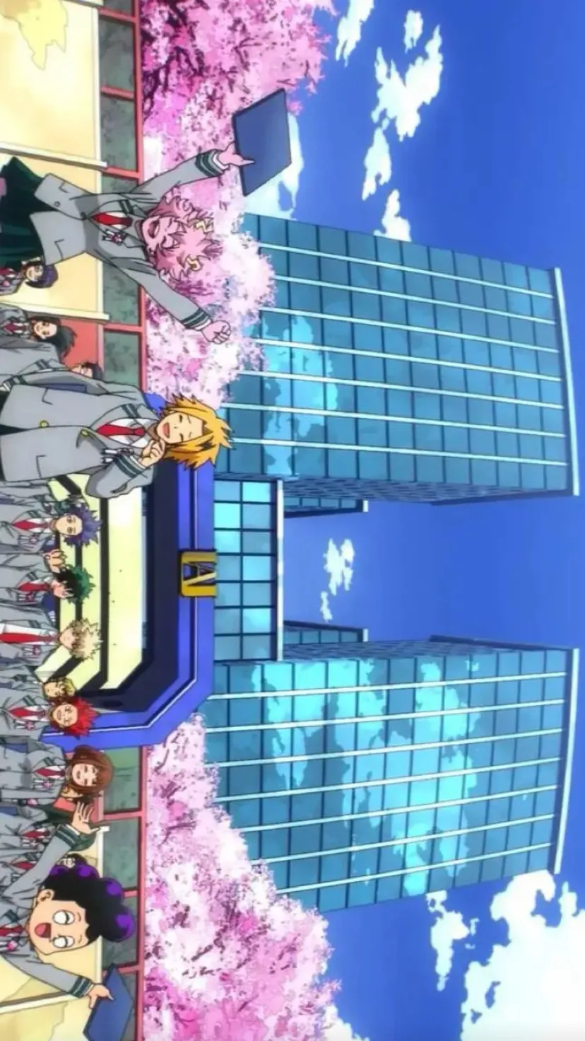 ai character: Mha new student! background