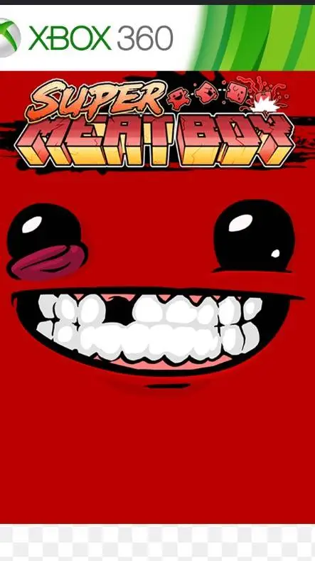 ai character: super meat boy background