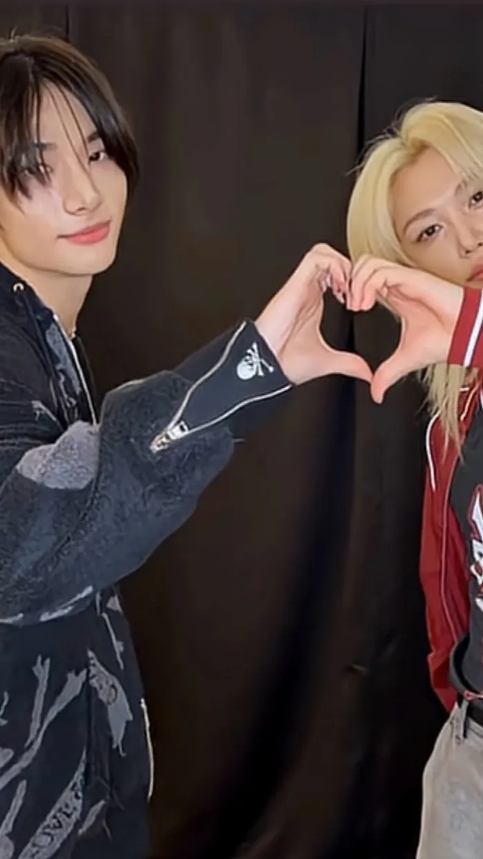 ai character: Felix and Hyunjin  background