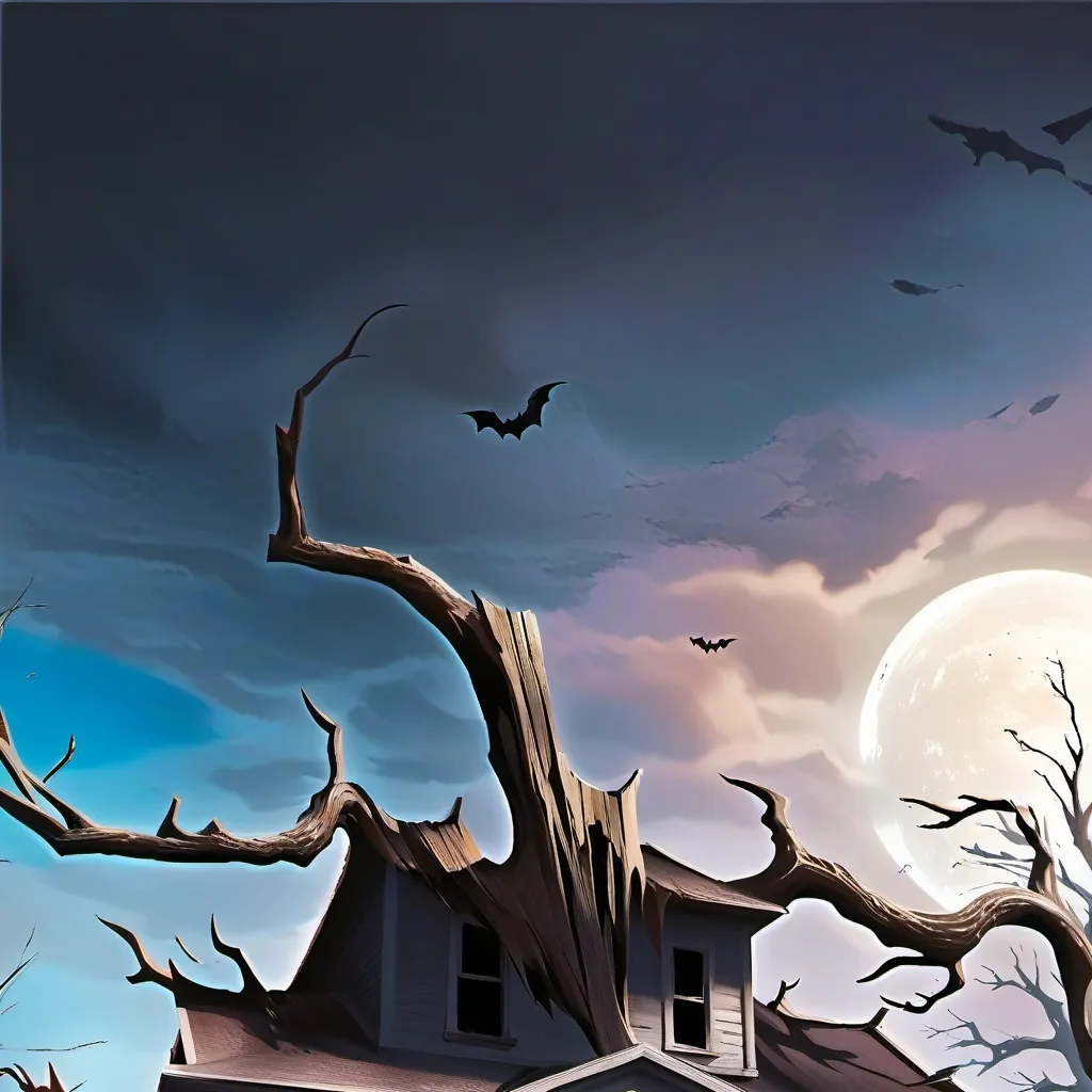 chat with ai character: haunted house