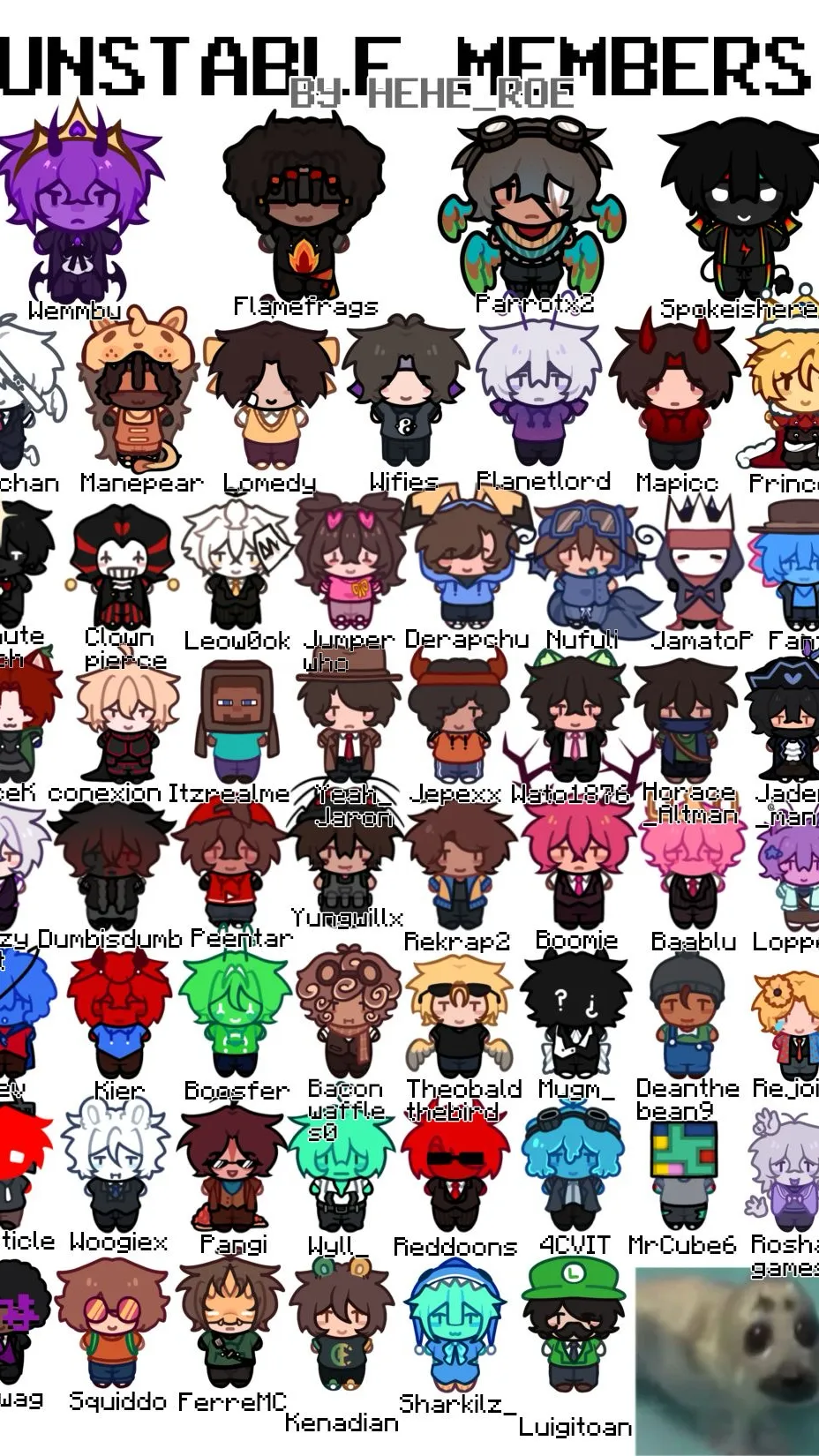 ai character: Unstable college!! background