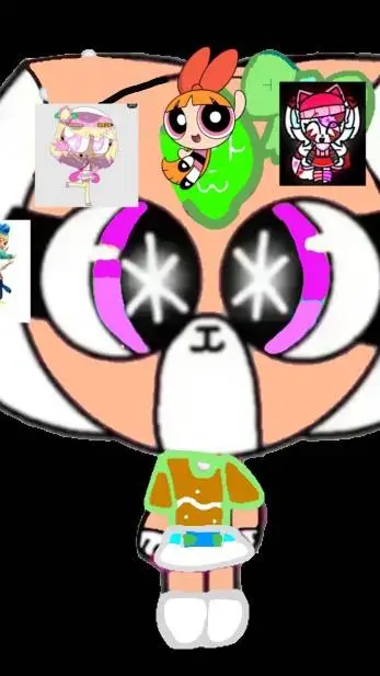 ai character: peach Fox background