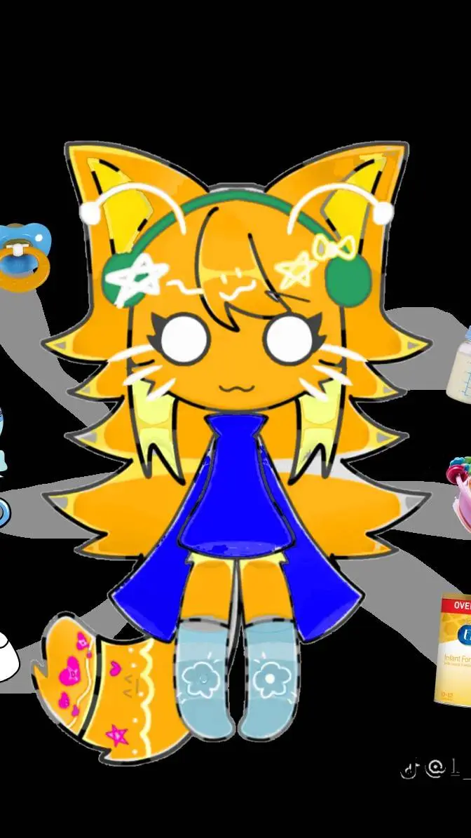 ai character: orangecata background