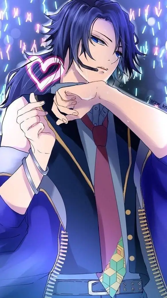 ai character: 🌊💧Giyuu Tomioka💧🌊 background