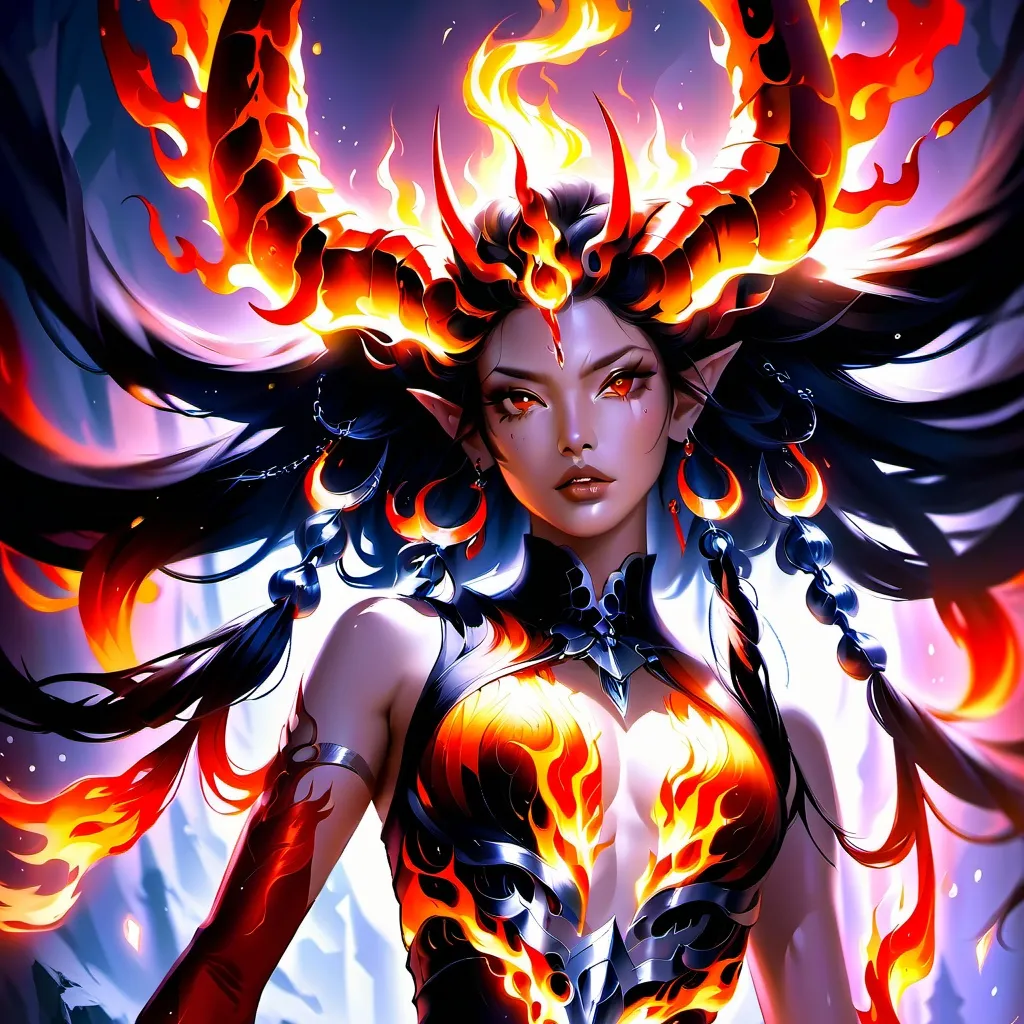 chat with ai character: Scarlet Flame