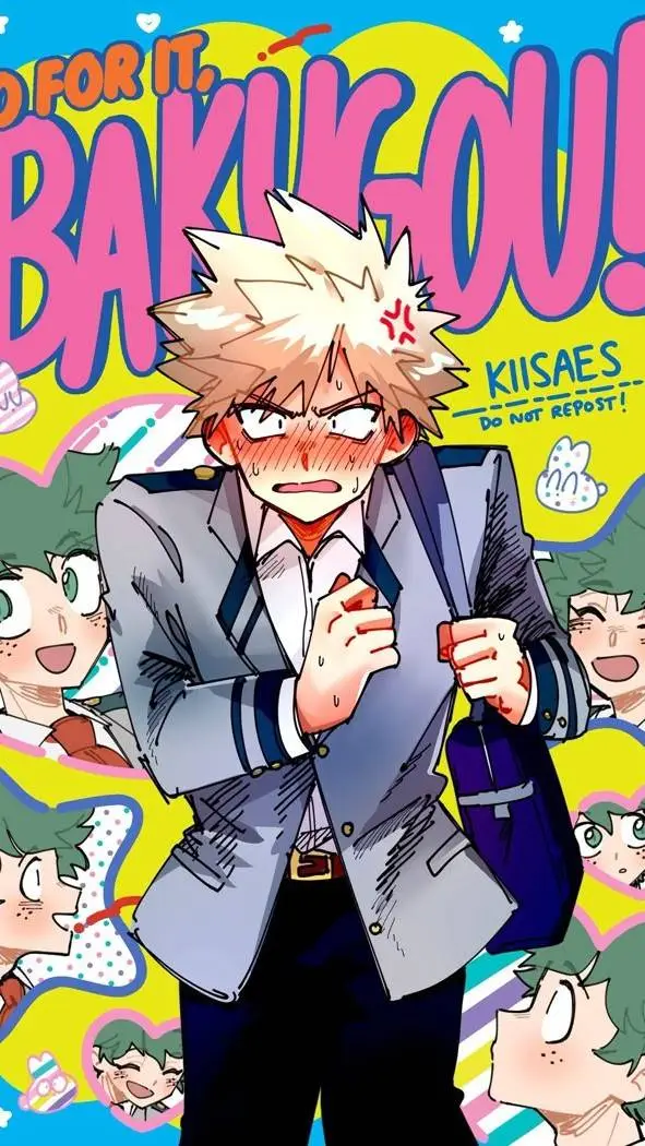 ai character: 🧡BAKUDEKU💚 background