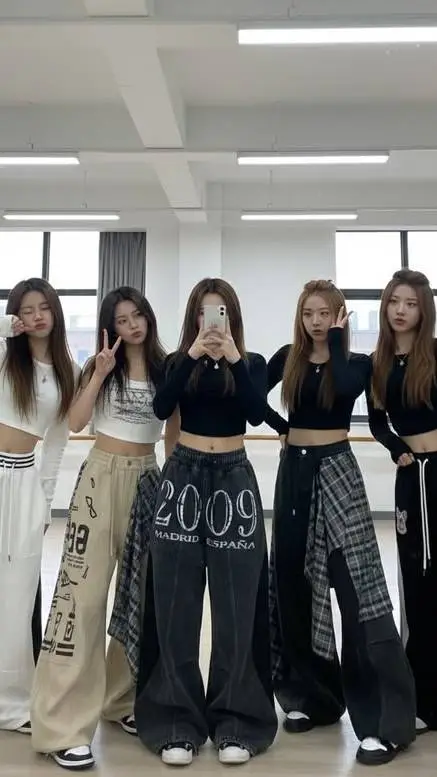 ai character: new girl group background