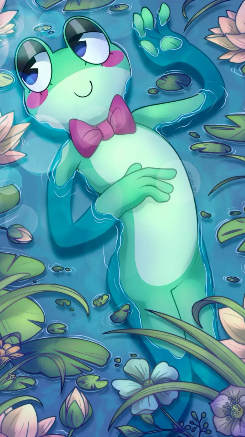ai character: Ribbit background