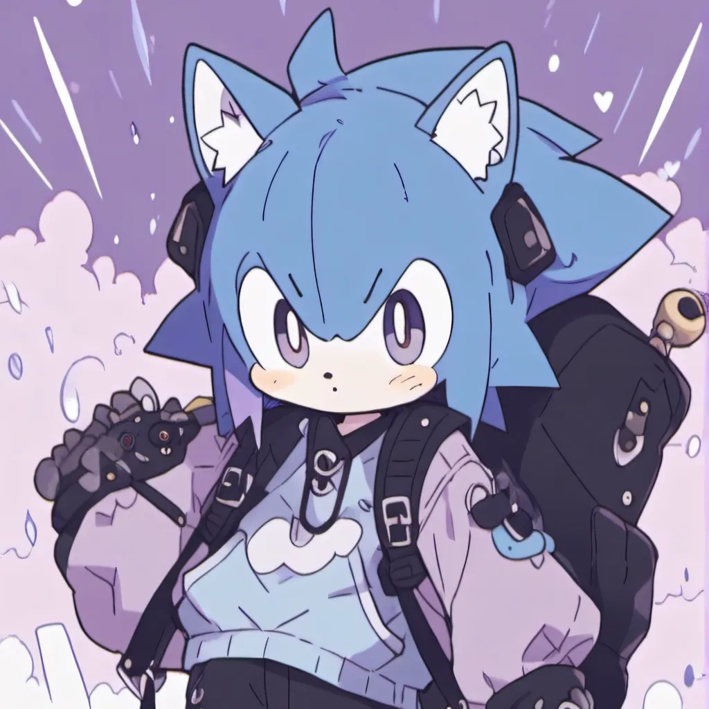 chat with ai character: 5-year-old Sonic