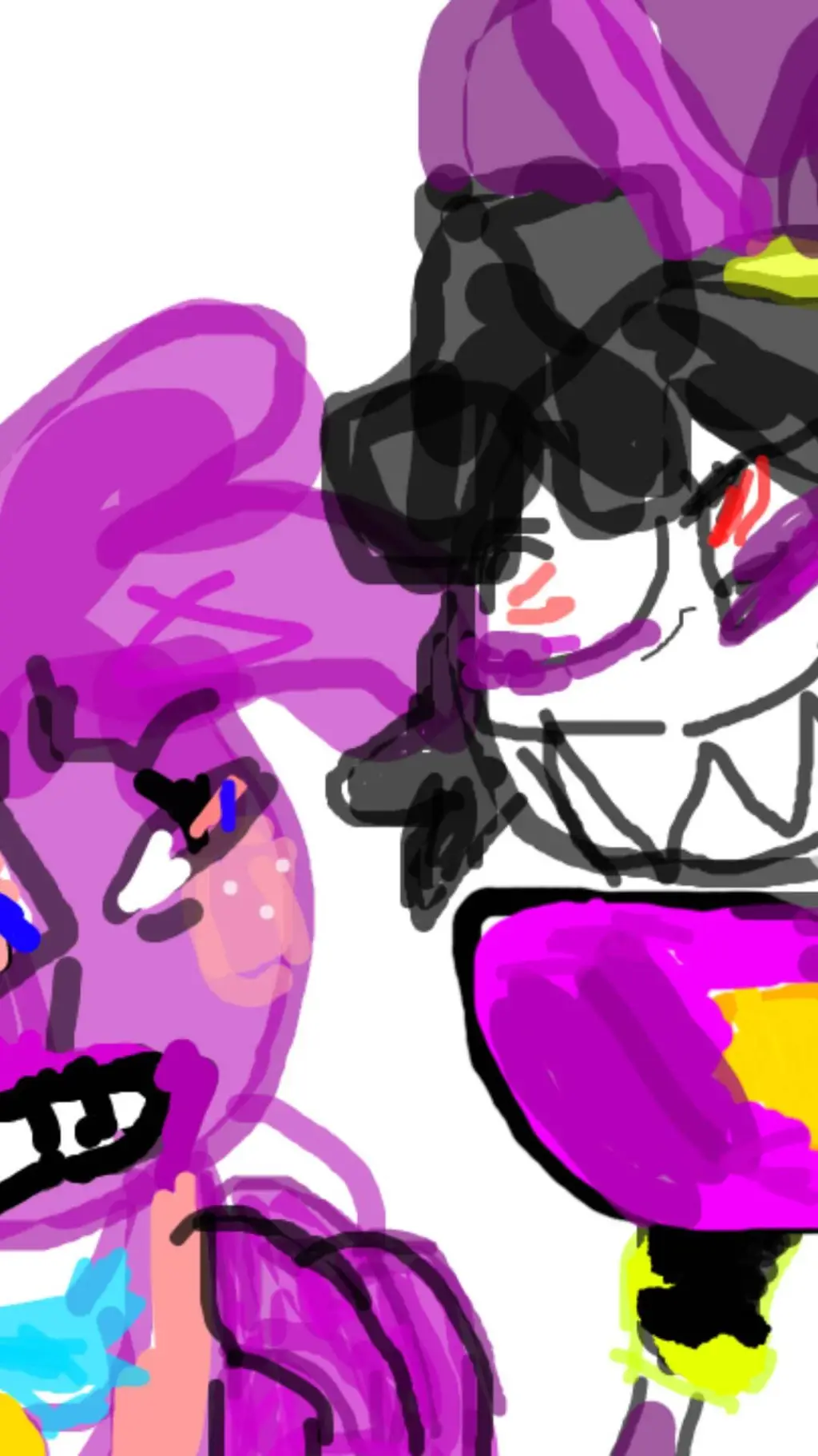 ai character: Evil Pomni. background