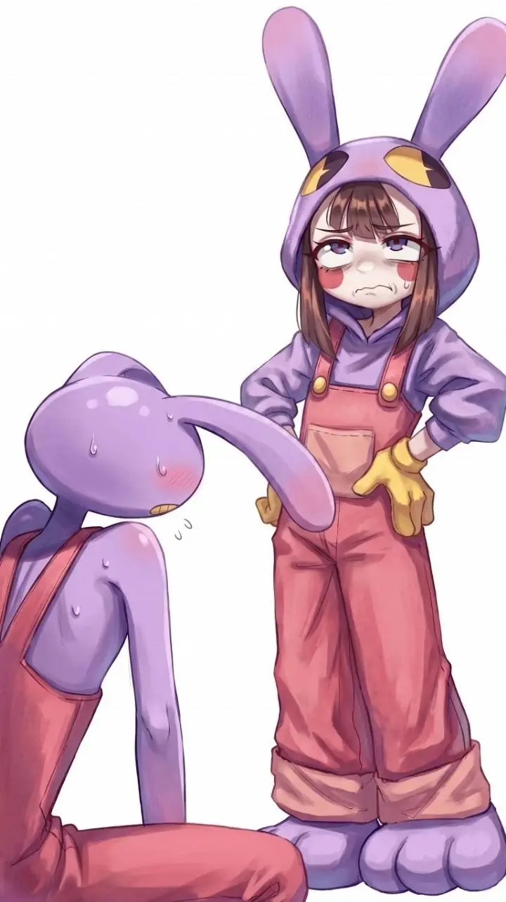 ai character: Funnybunny  background