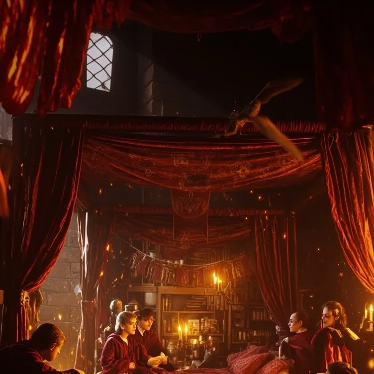 chat with ai character: HOGWARTS SLEEPOVER