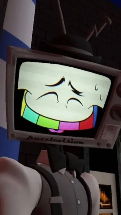ai character: Mr puzzles background