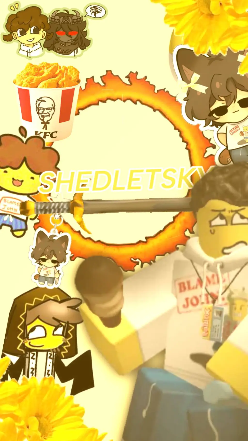 ai character: they hate shed..? background