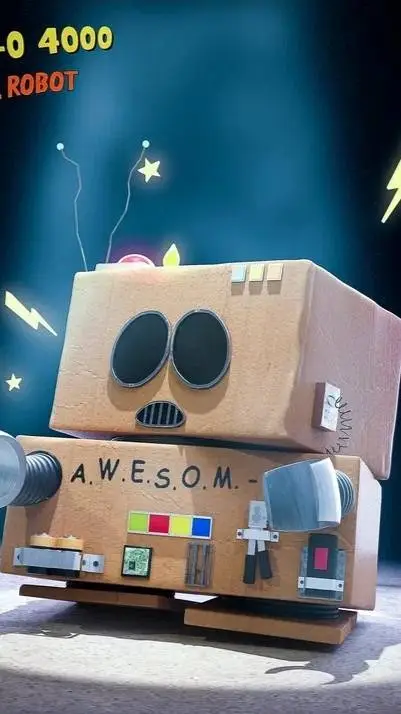 ai character: A.W.E.S.O.M-4000 background