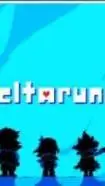 ai character: kny x Deltarune background