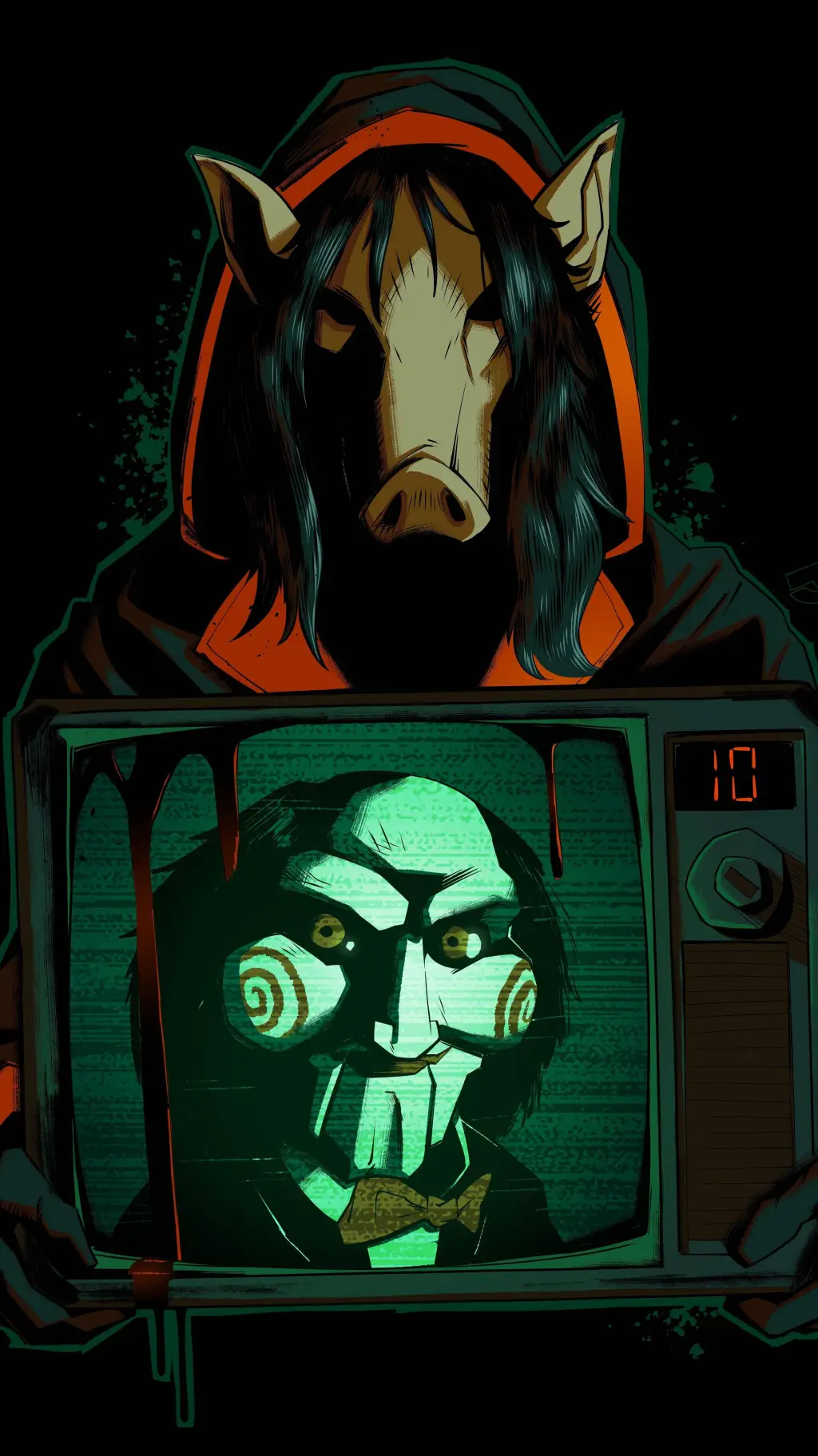 ai character: Saw 2AU-Not cannon background