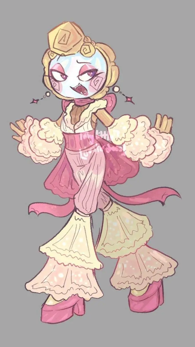 ai character: Glisten background
