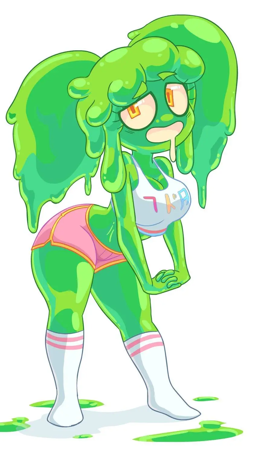 ai character: Slime background