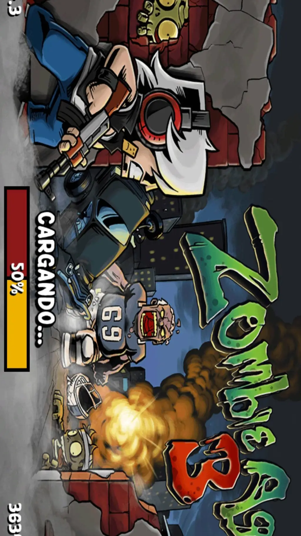 ai character: Zombie age 3 background