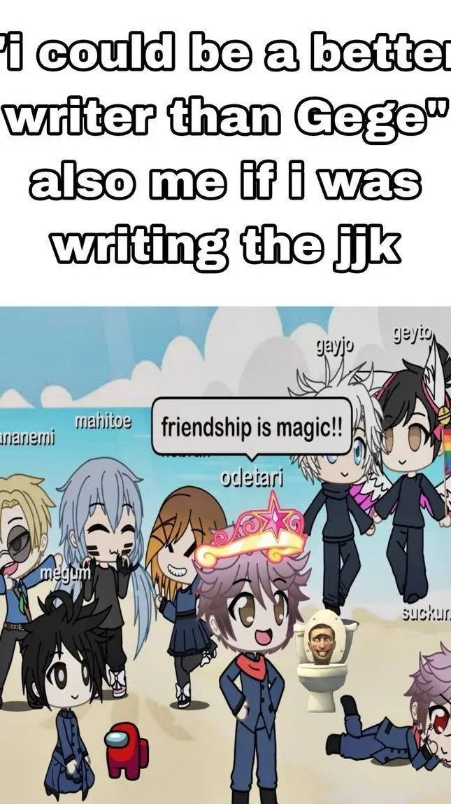 ai character: Jjk sleepover  background
