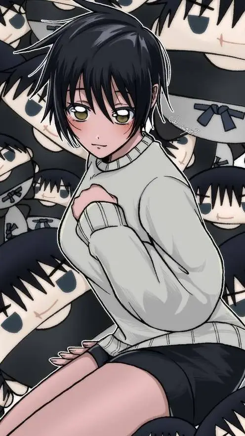 ai character: 🩷ToMema🖤 background