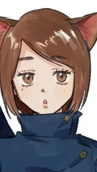 ai character: 😼🤎Cat Shoko🤎😼 background