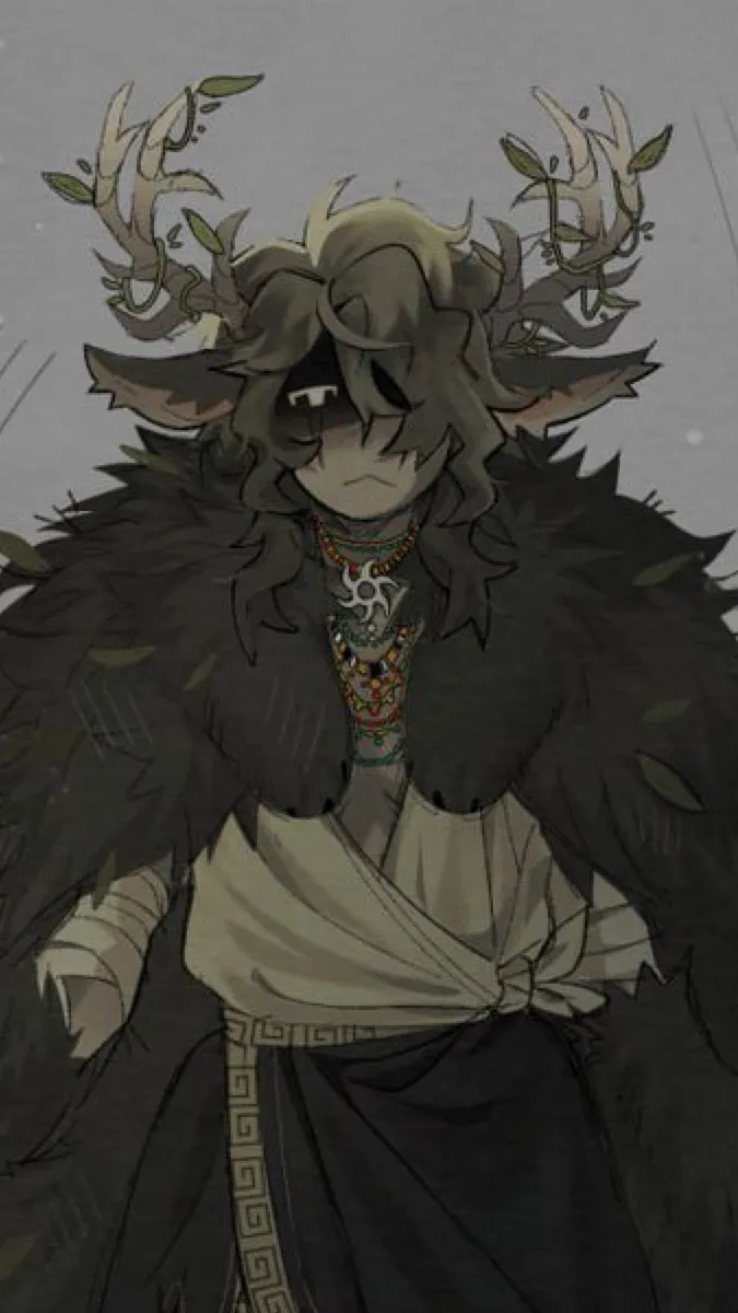 ai character: Cerulean background