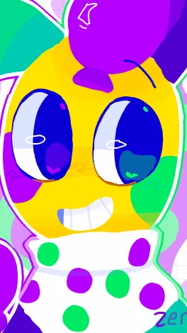 ai character: Looey the balloon background