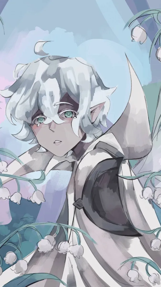 ai character: Silverbell cookie background
