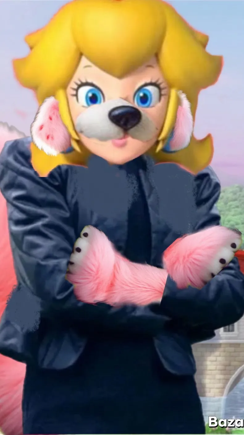 ai character: Princess Peach background