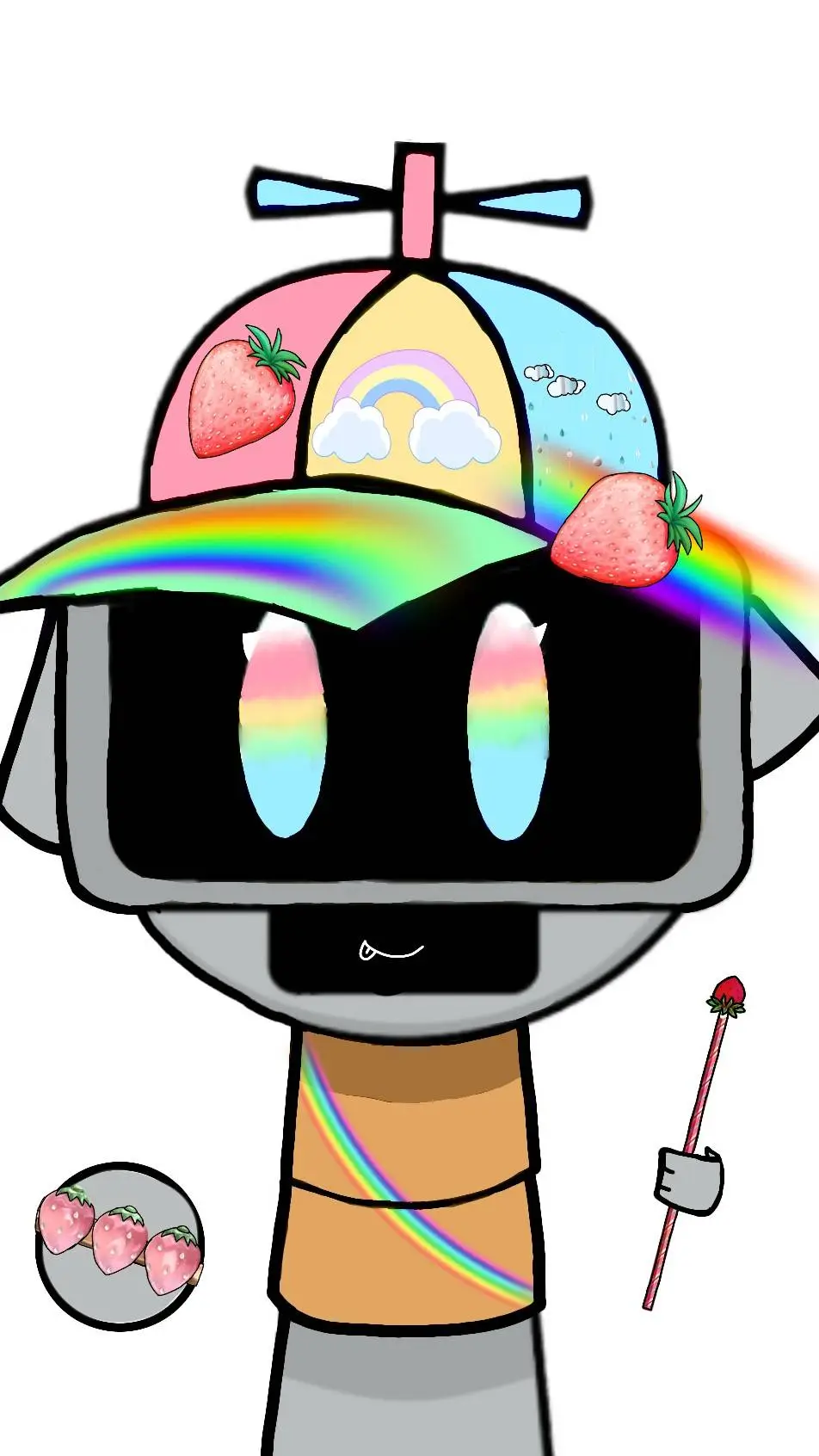 ai character: Mrs. Fun Computer background