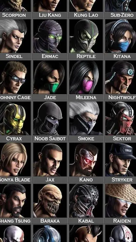 ai character: Mortal Kombat  background