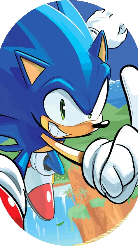 ai character: Sonic background