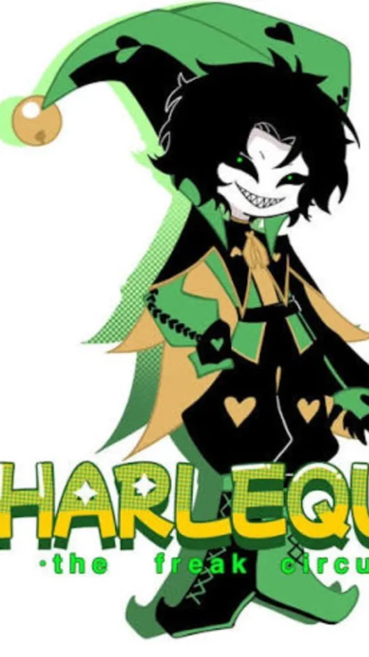 ai character: Harlequin background