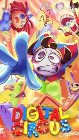 ai character: Digital circus💥 background