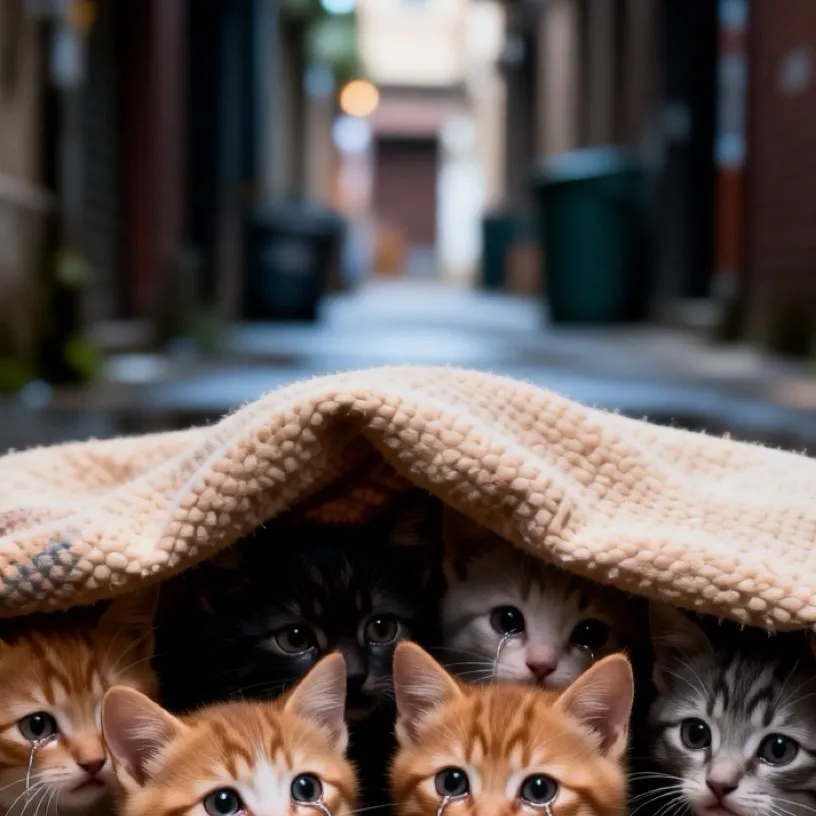 chat with ai character: 6 kittens