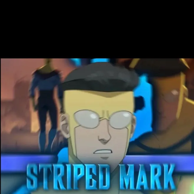 chat with ai character: Stripe mark