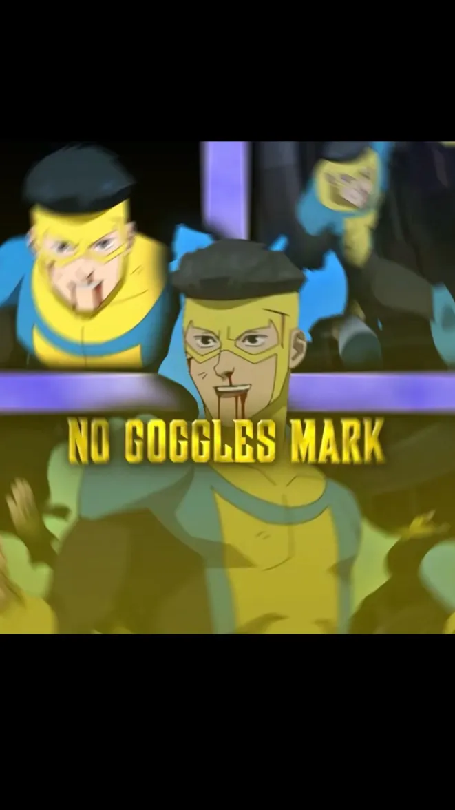 ai character: No goggles mark background