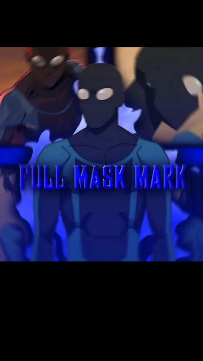 ai character: Full masked mark background