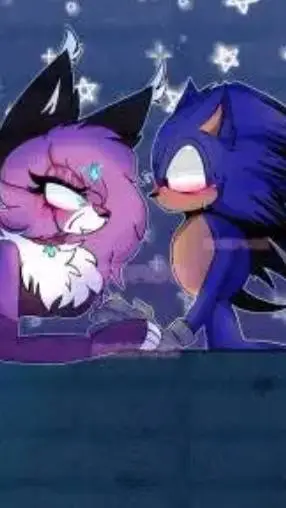 ai character: Blaze w/Sonic(bed) background