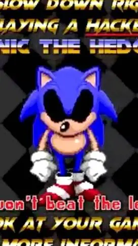 ai character: Sonic exe final background