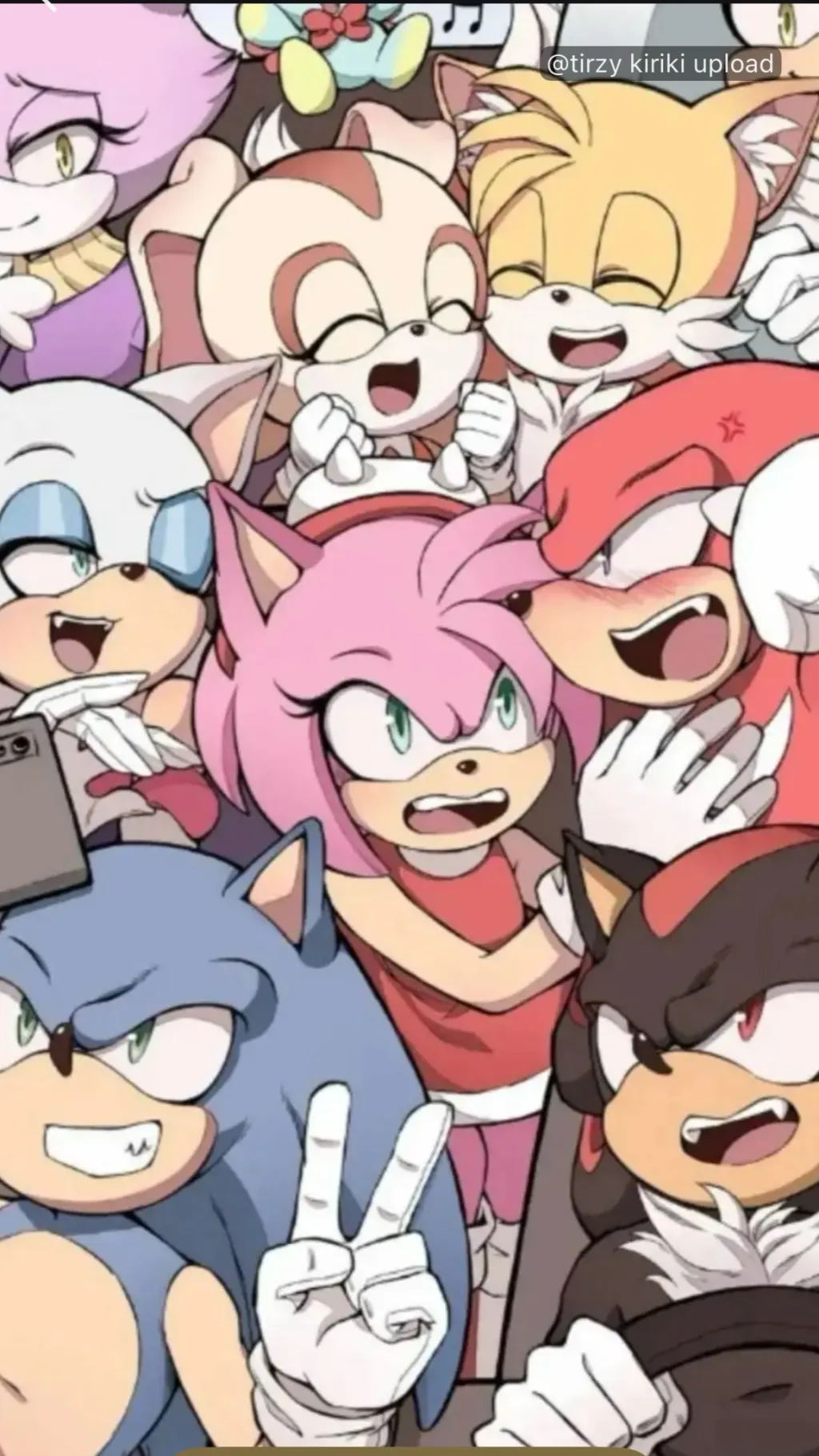 ai character: Sonic friends ￼ background