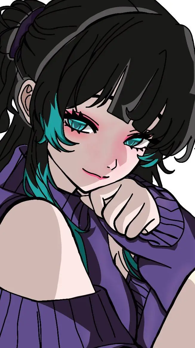 ai character: muichiko tokito  background