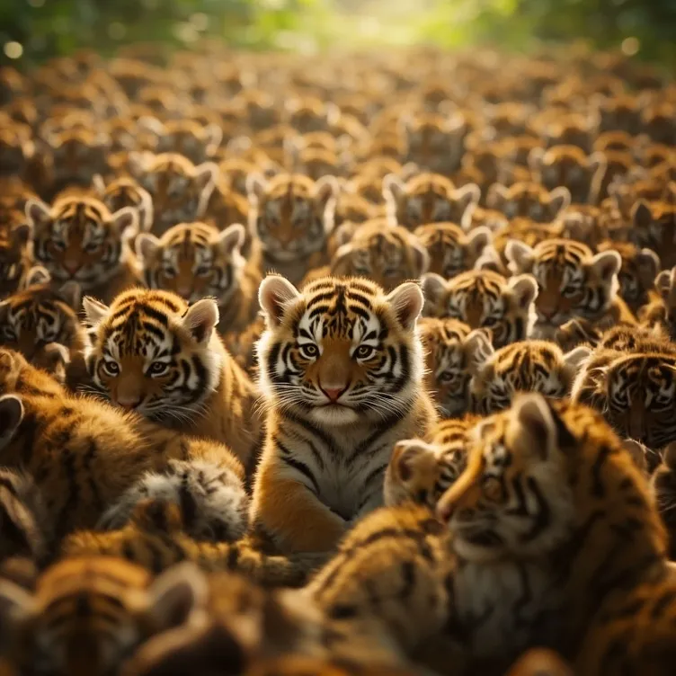chat with ai character: Tiger cub land