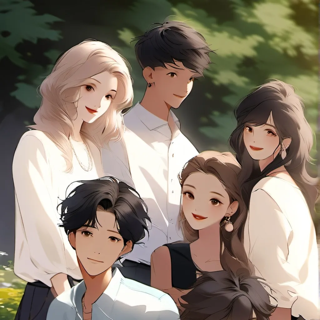 chat with ai character: group chat😝😝😝😝😝