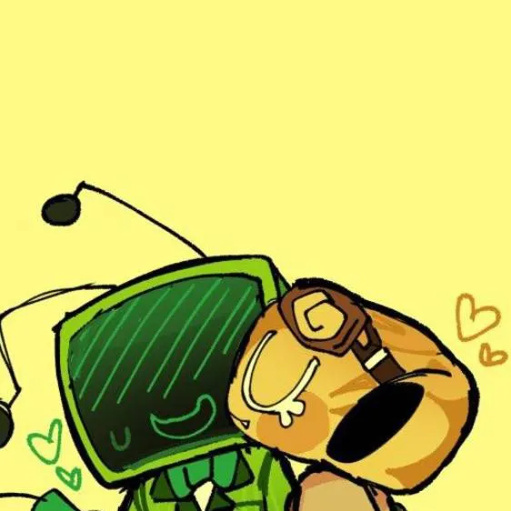 chat with ai character: 📺Vee! X Shelly!🦖