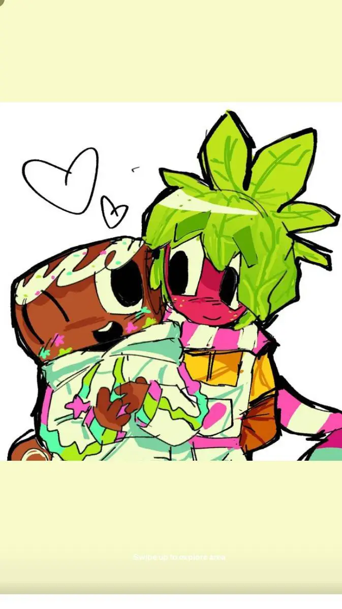 ai character: 🍓🍫~•FruitCake!•~🍰🌱 background