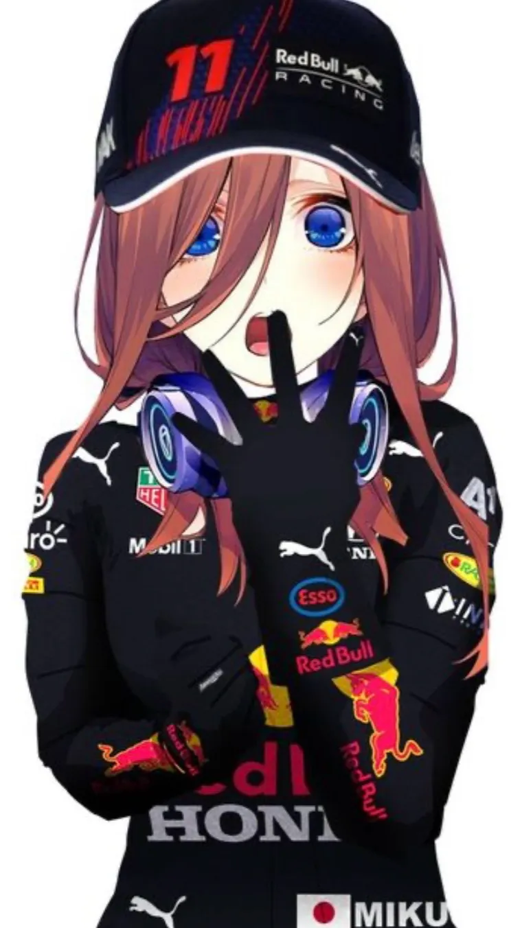 ai character: Miku (F1 version) background