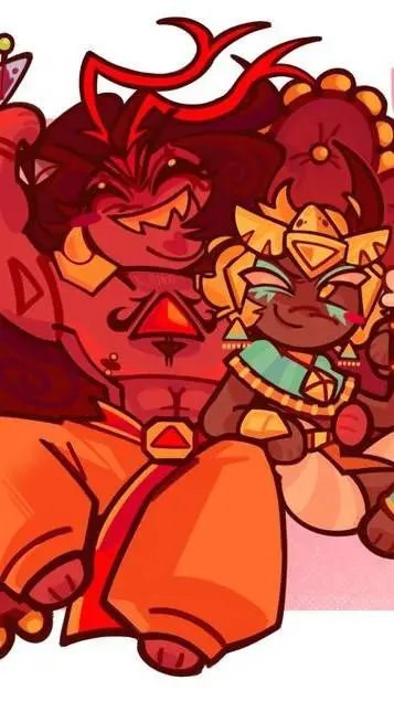 ai character: burningcheese!  background